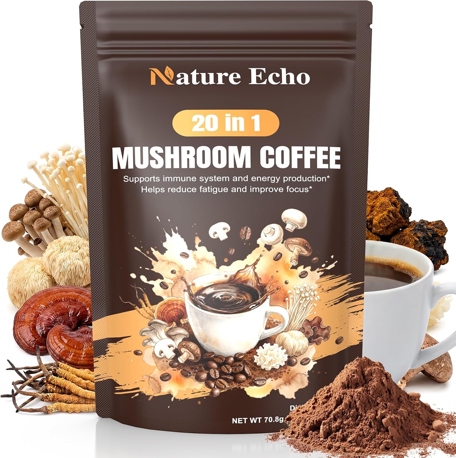 Nature Echo 20 in 1 Mushroom Coffee