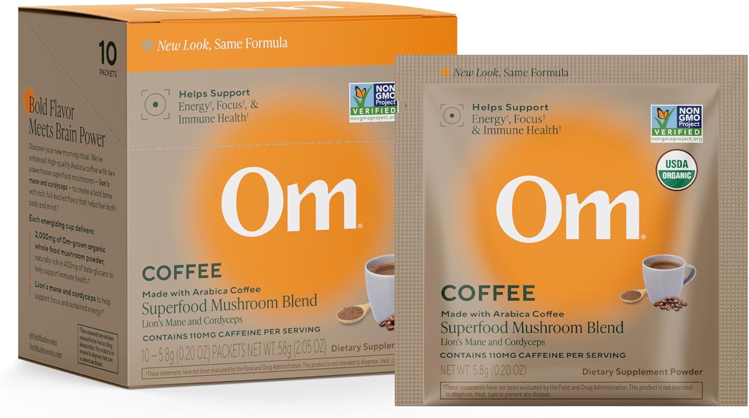 OM MUSHROOM SUPERFOOD Instant Coffee