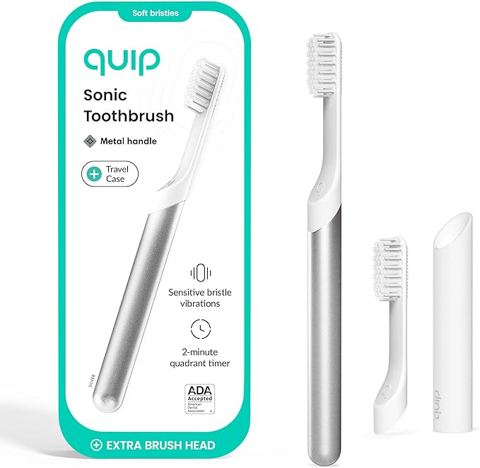 Quip Metal Sonic Electric Toothbrush